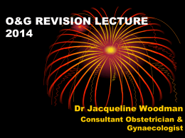 Revision Lecture March 2014
