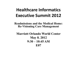 Healthcare Informatics Executive Summit 2012