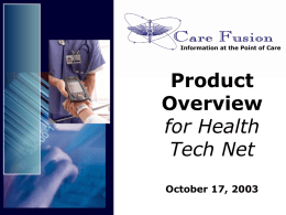 Health Tech Net V3 10-17-03