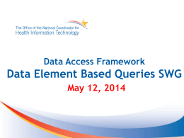 DAF Data Element SWG 5-12-2014