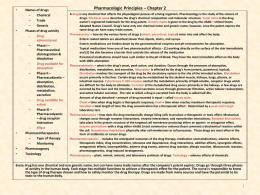 Pharmacologic Principles – Chapter 2