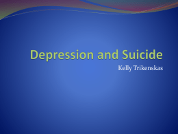 Depression and Suicide