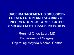 cpd on complicated skin and soft tissue infection