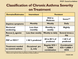 PCCP Council on Asthma