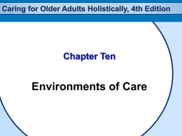 Caring for Older Adults Holistically, 4th Edition Chapter Ten