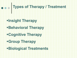 Behavior therapies are based on the belief that all