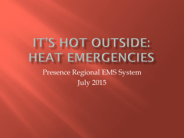 Heat Emergencies - Presence Health