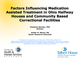 (6-E) Factors Influencing Medication Assisted Treatment in