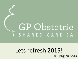 gp obstetric shared care sa