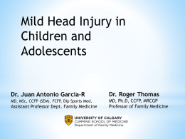 (Canadian Assessment of Tomography for Childhood Head Injury