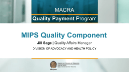 MIPS Quality Component