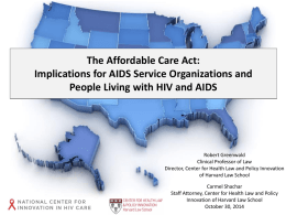 Slides: The Implications of the ACA on ASOs and