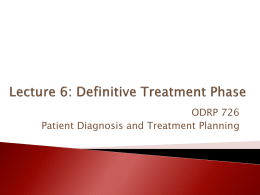 Definitive Treatment Phase