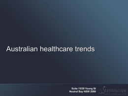 Trends Influencing the Future of Healthcare