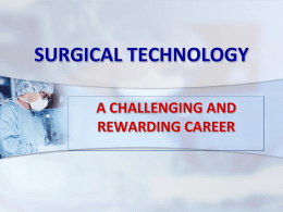 surgical technology - York Technical College