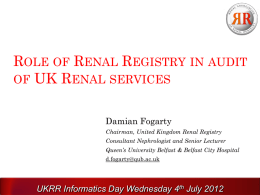 UK Renal Registry