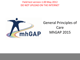 General Principles of Care MhGAP 2015 File