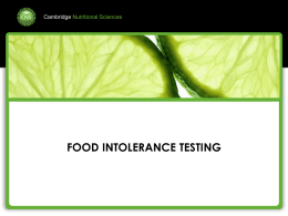 FOOD INTOLERANCE TESTING - global-biotech