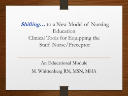 The Concept-based Learning Model of Nursing Education