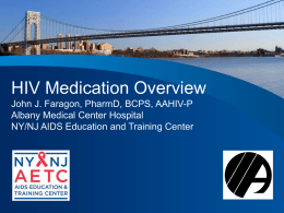HIV Medication Overview