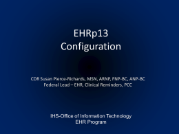 EHR Patch Updates Office Hours EHRv1.1 Patch 13