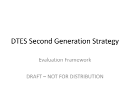 DTES-SGS-Evaluation-Framework-DRAFT