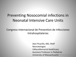 Preventing Nosocomial infections in Neonatal Intensive Care Units