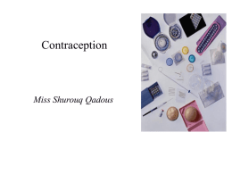 Contraception - E-Learning/An