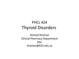 L1_Thyroid Disorders..
