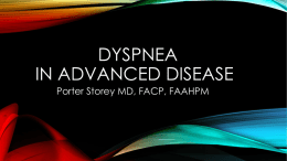 Opioids for Dyspnea