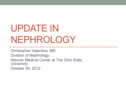 Update in Nephrology - American College of Physicians