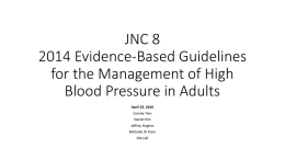 Hypertension JNC