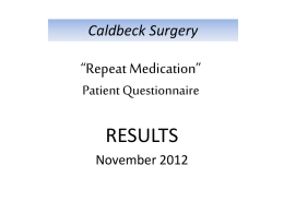 powerpoint[1] - Caldbeck Surgery
