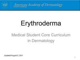 Psoriatic Erythroderma - American Academy of Dermatology