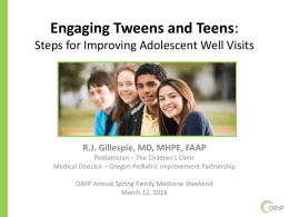Adolescent Strengths and Risks Screening Tool: Maximizing the