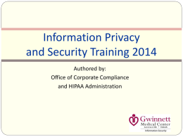 Information Security 2014 CBL