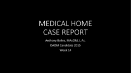 Med Home Case Review Week 14_05152015