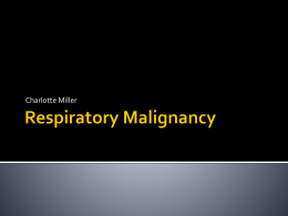 Respiratory Malignancy