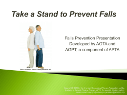 Step Up to Stop Falls
