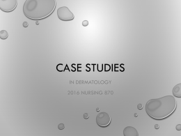 2016 Derm Case Studiesx