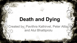 Death and Dying: Storyboard