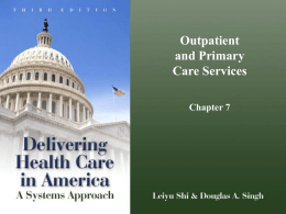 Outpatient Care Services