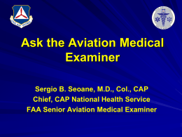 Ask the Aviation Medical Examiner