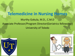 Telemedicine in Nursing Homes