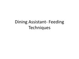 Dining assistant