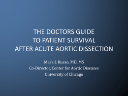 File - CENTER FOR AORTIC DISEASE