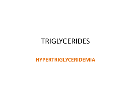3. Triglyceridesx