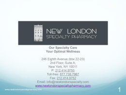 Click here to view New London Specialty Women`s Care Presentation