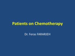 Patients on Chemotherapy