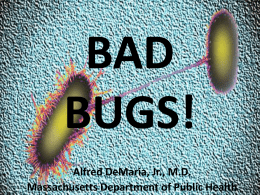 Bad Bugs - New threats in Healthcare Acquired Infections: CREs